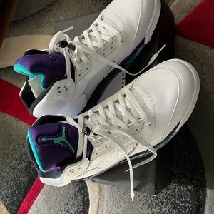 Retro 5 Grapes size 12 worn twice
